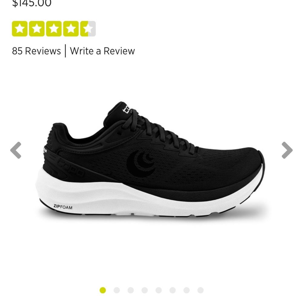 Topo Phantom 3 Women’s size 9 black/white